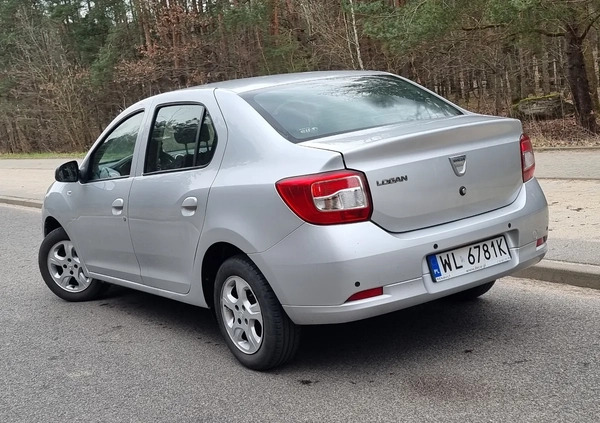 Dacia Logan cena 19999 przebieg: 95250, rok produkcji 2014 z Bełchatów małe 154